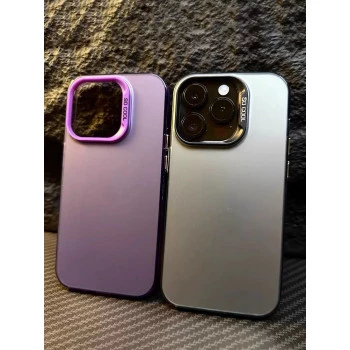 Frosted Solid Colour Shockproof Case for iPhone 13 Pro Max - Grey
