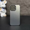 Frosted Solid Colour Shockproof Case for iPhone 14 Pro Max - Grey