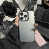 Frosted Solid Colour Shockproof Case for iPhone 14 Pro Max - Grey