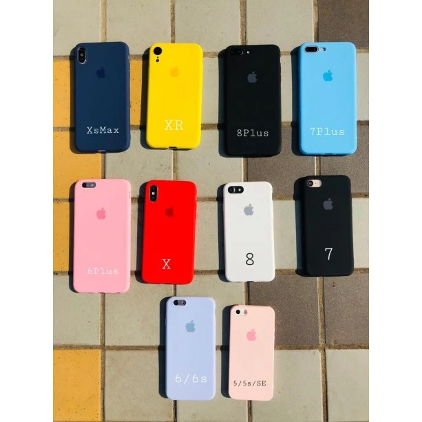 Purple Rubber Soft Case For iPhone