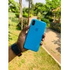 Striking Cyan Blue iPhone Soft Case For XsMax