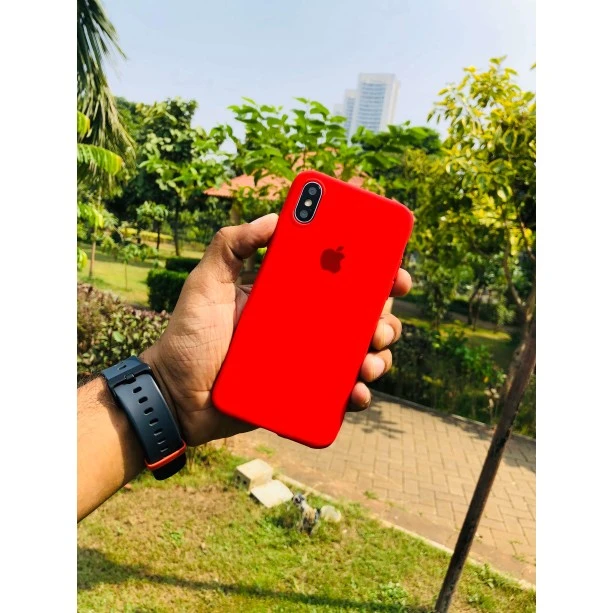 Soft Flexible Rubber Case For iPhone 6-6s Salsa Red