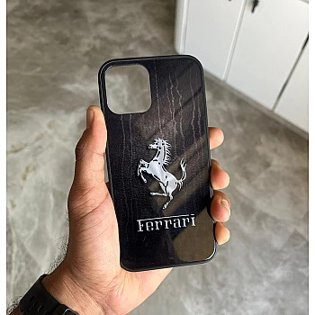 Ferrari Glass Case for iPhone 12