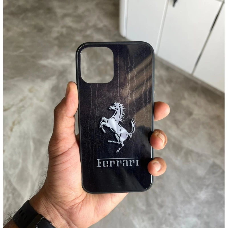 Ferrari Glass Case for iPhone 14 Pro Max