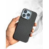 Carbon Fibre Texture Case For iPhone 14 Pro Max - Black