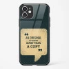 Original Is Worth Glass Case Phone Cover For iPhone 11