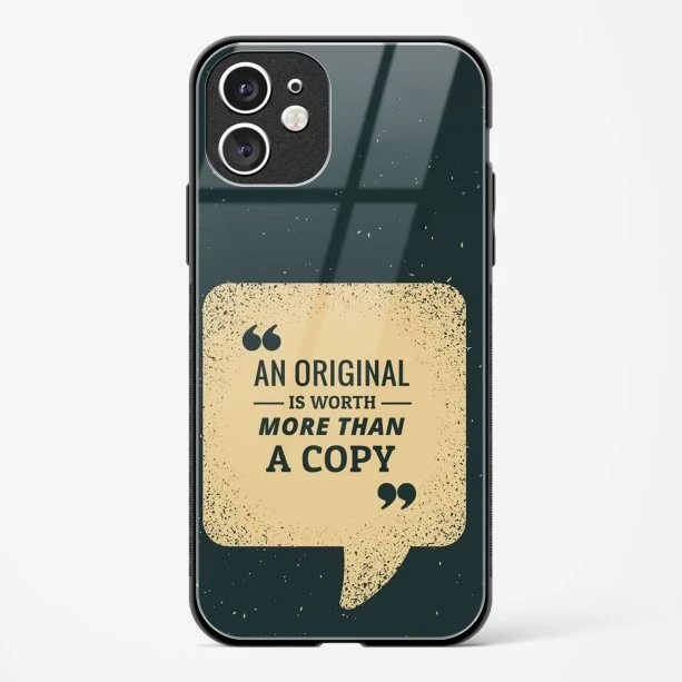 Original Is Worth Glass Case Phone Cover For iPhone 11