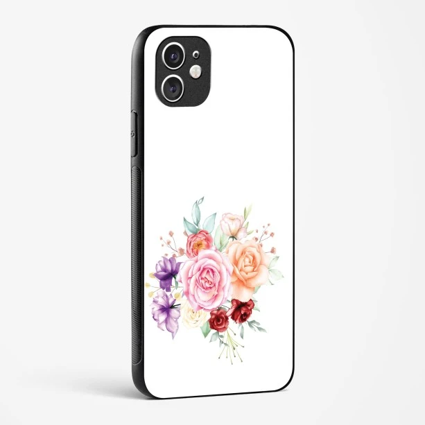 Flower Design Abstract 1 Glass Case Phone Cover For iPhone 11