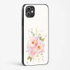 Flower Design Abstract 2 Glass Case Phone Cover For iPhone 11