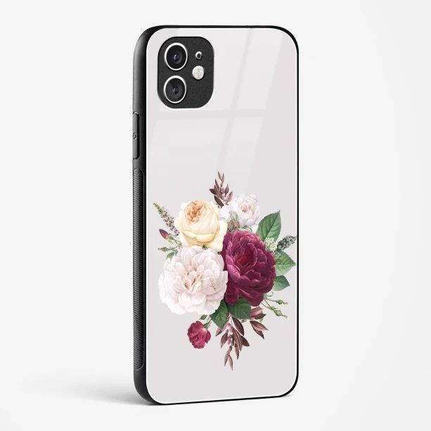 Flower Design Abstract 3 Glass Case Phone Cover For iPhone 11