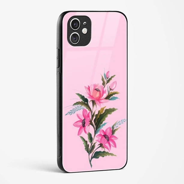 Flower Design Abstract 4 Glass Case Phone Cover For iPhone 11