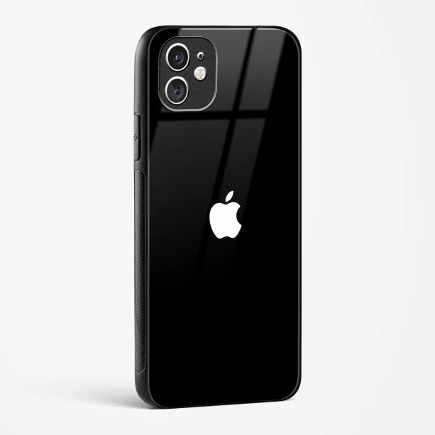 Rich Black Glossy Glass Case for iPhone 11
