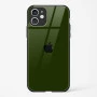 Dark Green Glass Case for iPhone 11
