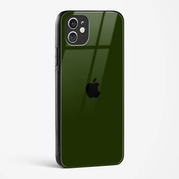 Dark Green Glass Case for iPhone 11