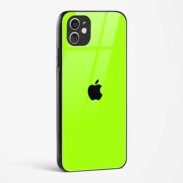 Neon Green Glass Case for iPhone 11