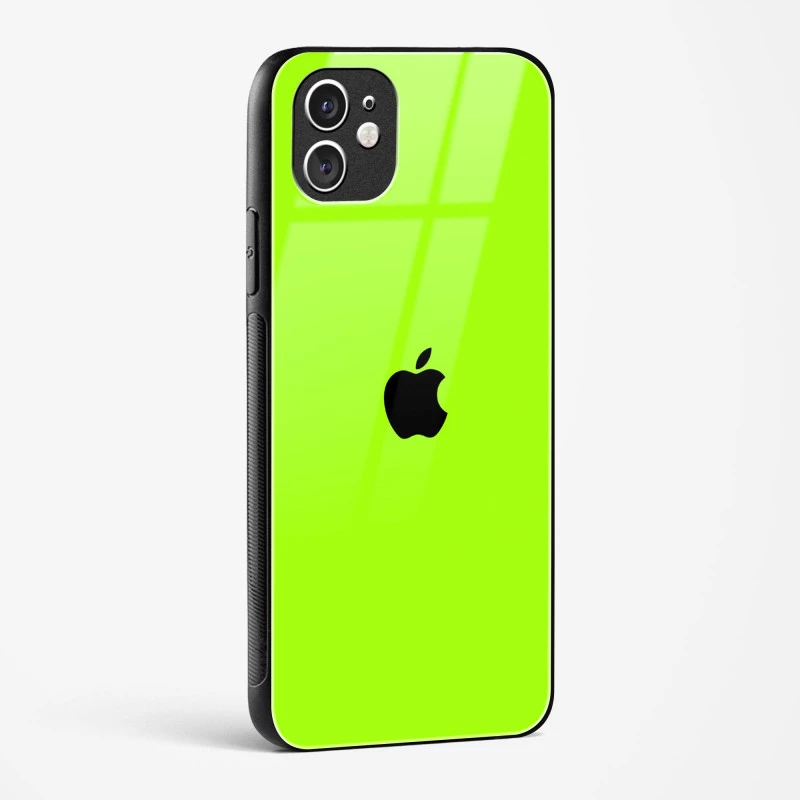 Neon Green Glass Case for iPhone 11