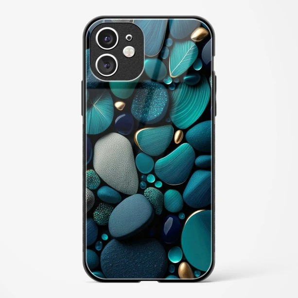 Pebble Design Glass Case for iPhone 11