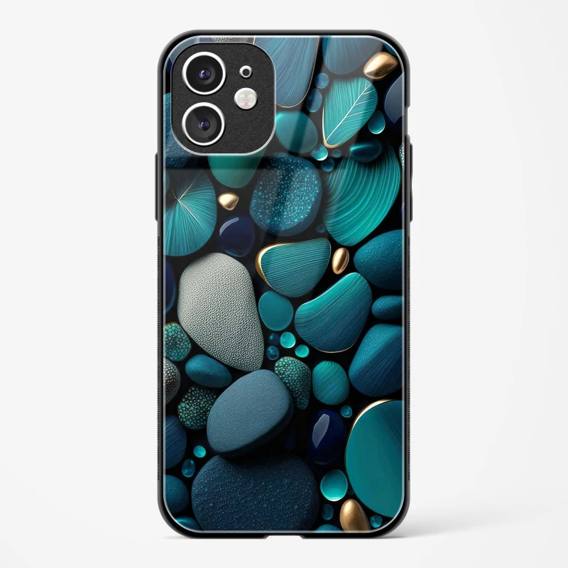 Pebble Design Glass Case for iPhone 11