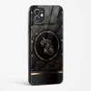 Black Golden Unicorn Glass Case for iPhone 11
