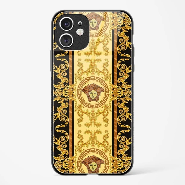 Versace Design Glass Case for iPhone 11