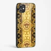 Versace Design Glass Case for iPhone 11