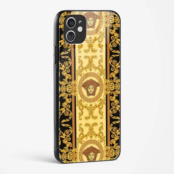 Versace Design Glass Case for iPhone 11