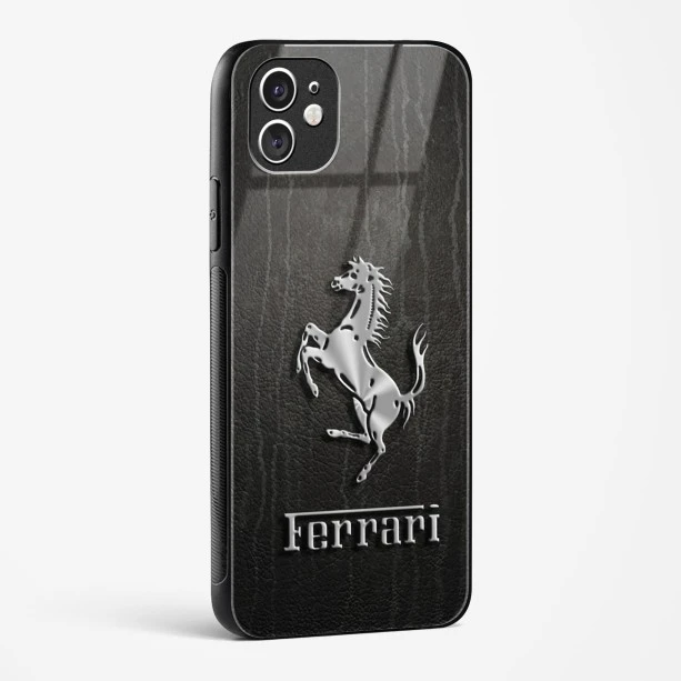 Ferrari Glass Case for iPhone 11