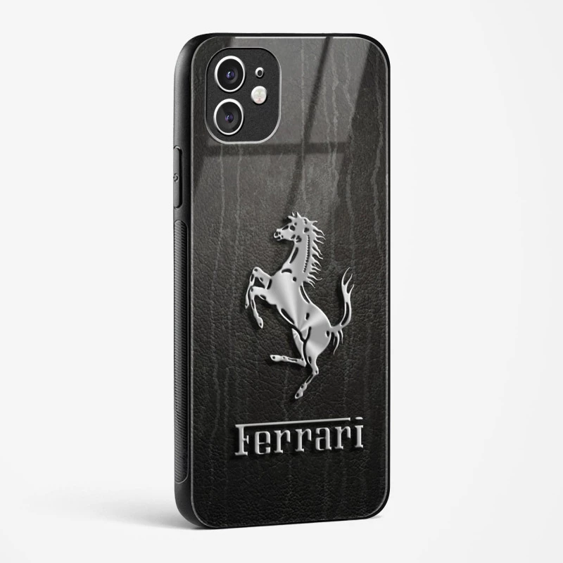 Ferrari Glass Case for iPhone 11