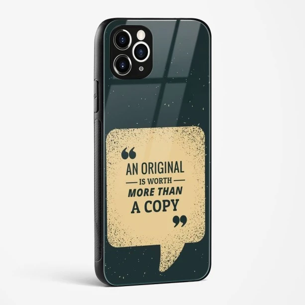 Original Is Worth Glass Case Phone Cover For iPhone 11 Pro