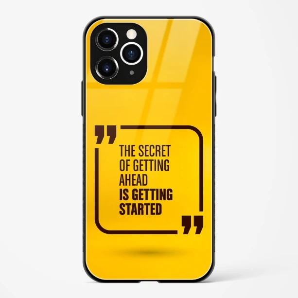 Get Started Glass Case Phone Cover For iPhone 11 Pro