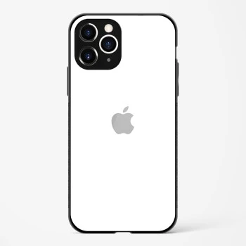 Pure White Glossy Glass Case for iPhone 11 Pro