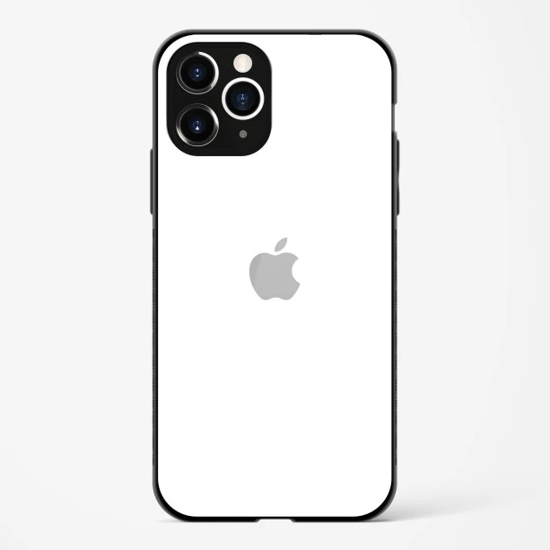 Pure White Glossy Glass Case for iPhone 11 Pro