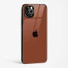 Brown Glass Case for iPhone 11 Pro