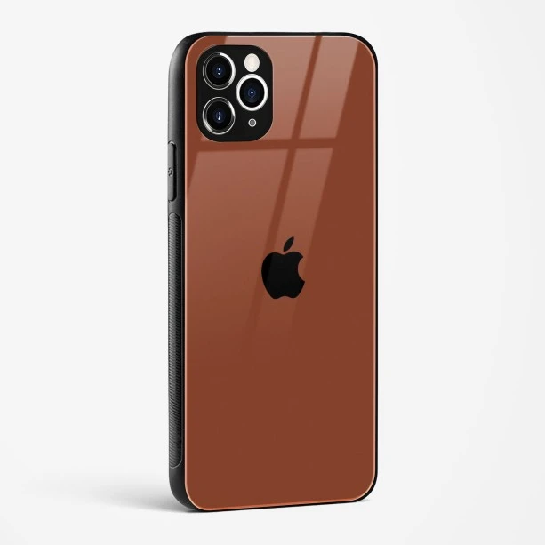 Brown Glass Case for iPhone 11 Pro