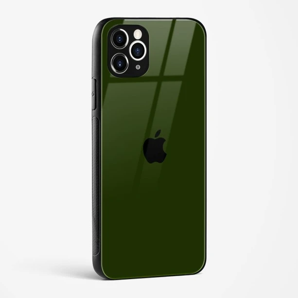 Dark Green Glass Case for iPhone 11 Pro