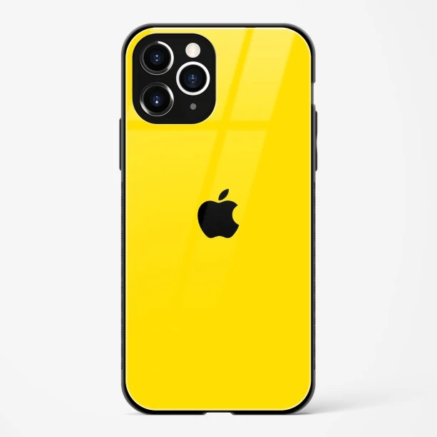Yellow Glass Case for iPhone 11 Pro