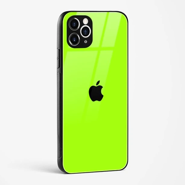 Neon Green Glass Case for iPhone 11 Pro