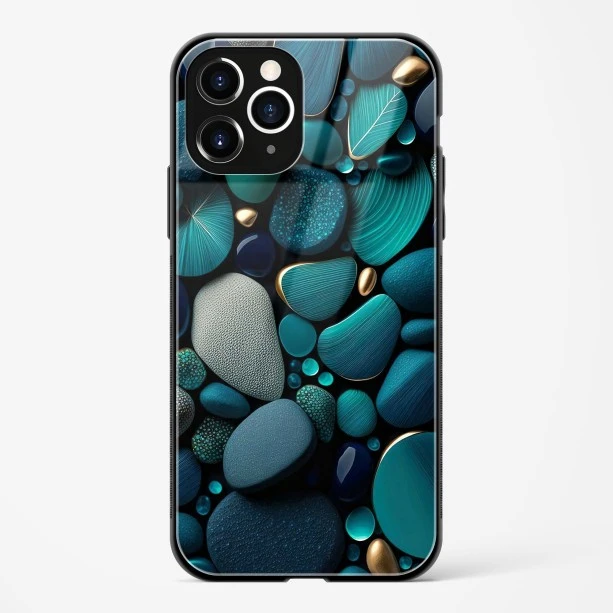 Pebble Design Glass Case for iPhone 11 Pro