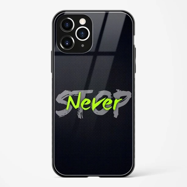 Stop Never Glass Case for iPhone 11 Pro