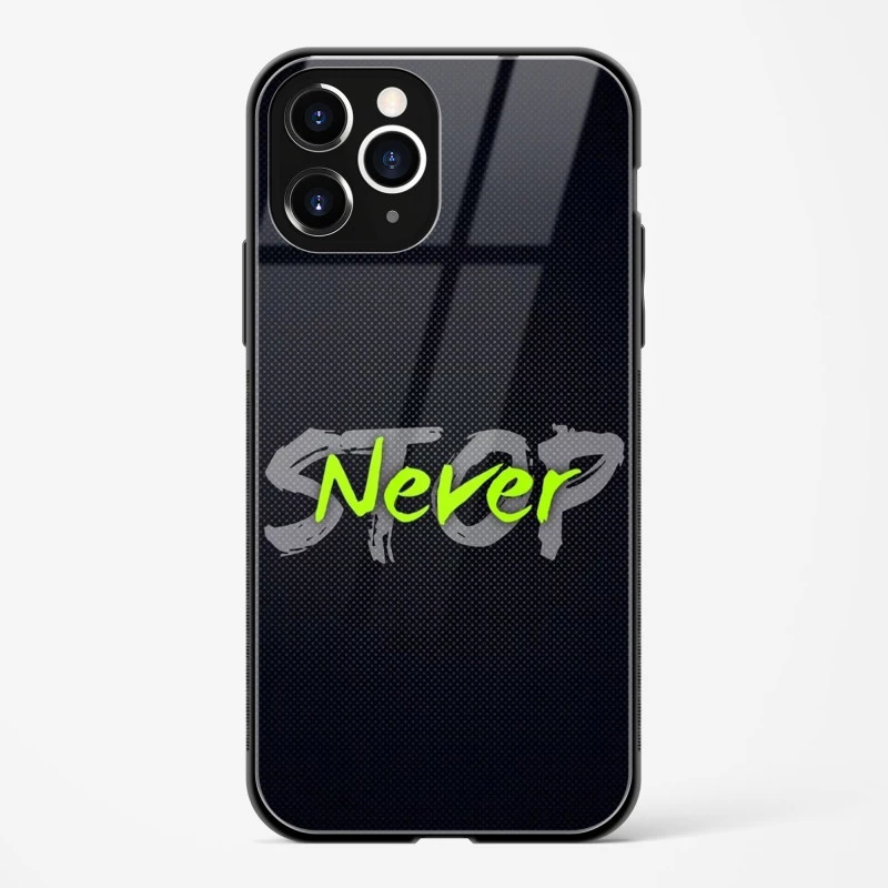 Stop Never Glass Case for iPhone 11 Pro