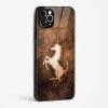 Ferrari Design Gold Glass Case for iPhone 11 Pro