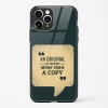 Original Is Worth Glass Case Phone Cover For iPhone 11 Pro Max