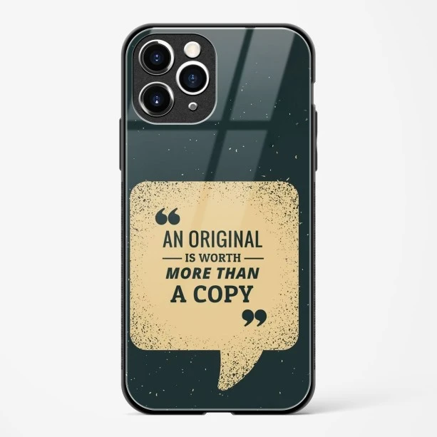 Original Is Worth Glass Case Phone Cover For iPhone 11 Pro Max