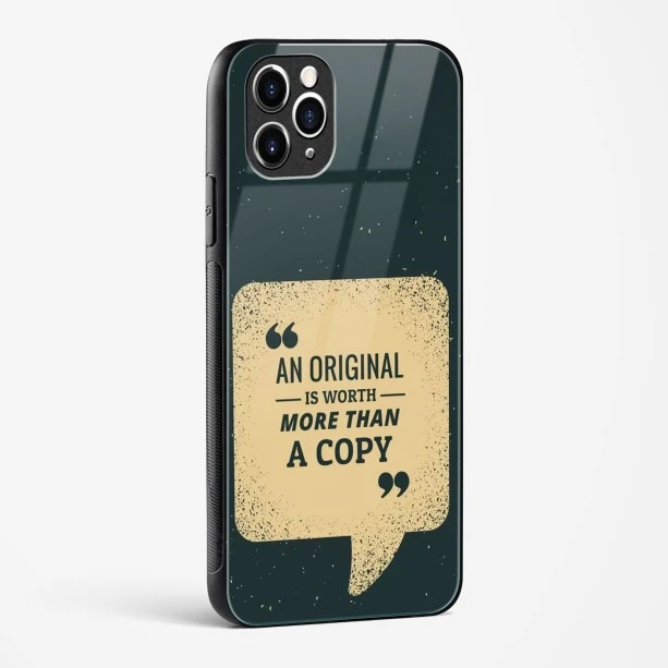 Original Is Worth Glass Case Phone Cover For iPhone 11 Pro Max