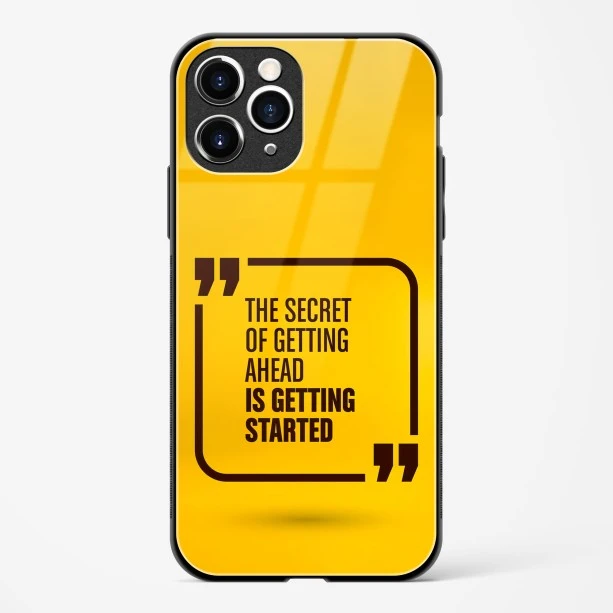 Get Started Glass Case Phone Cover For iPhone 11 Pro Max
