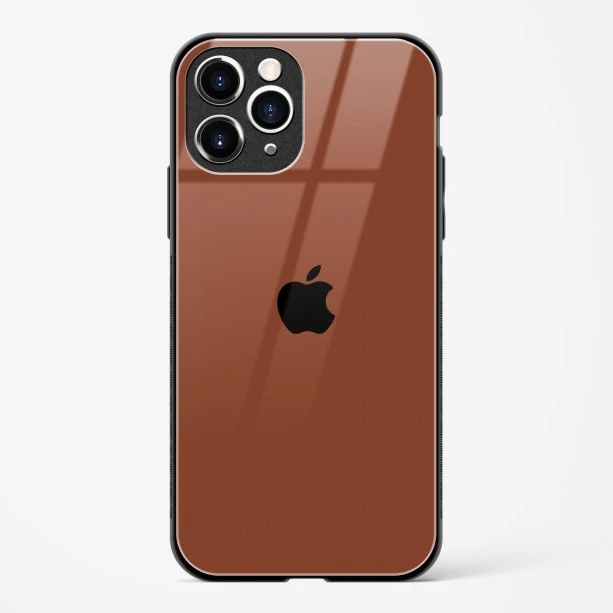 Brown Glass Case for iPhone 11 Pro Max