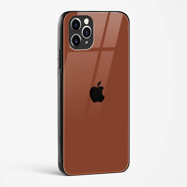 Brown Glass Case for iPhone 11 Pro Max