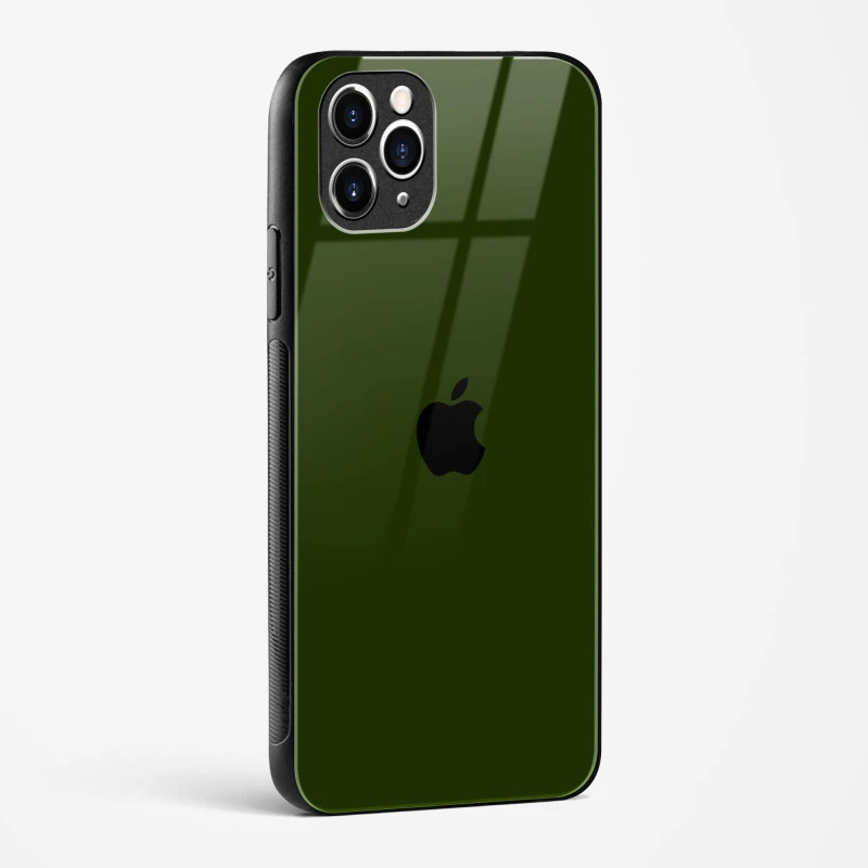 Dark Green Glass Case for iPhone 11 Pro Max