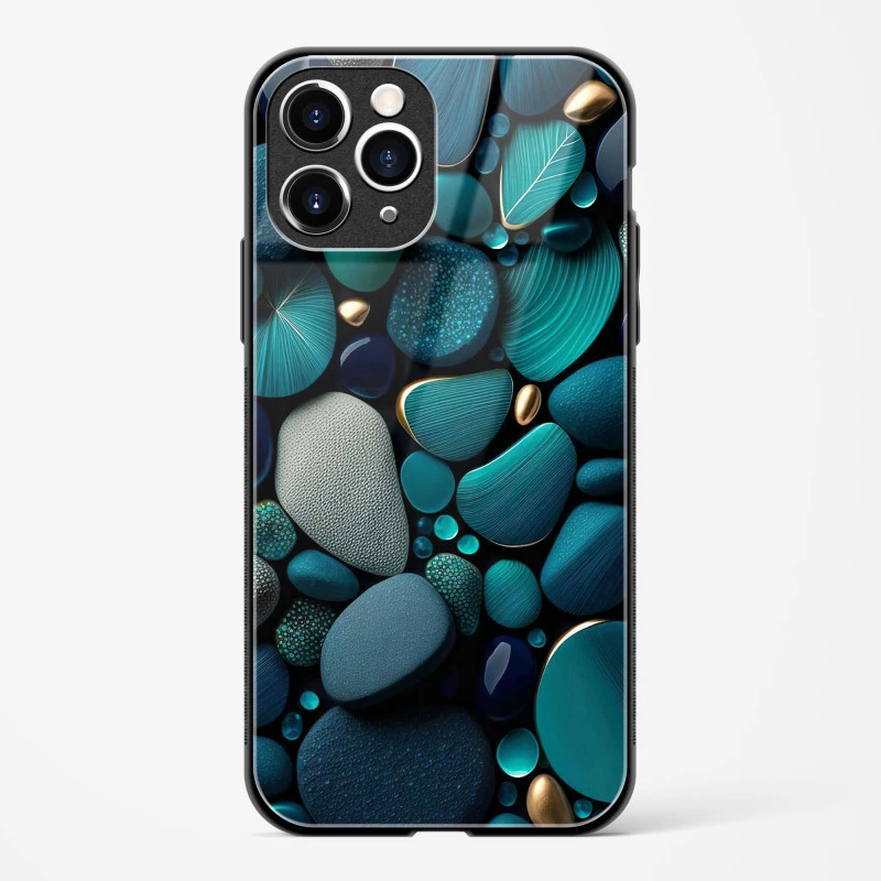 Pebble Design Glass Case for iPhone 11 Pro Max