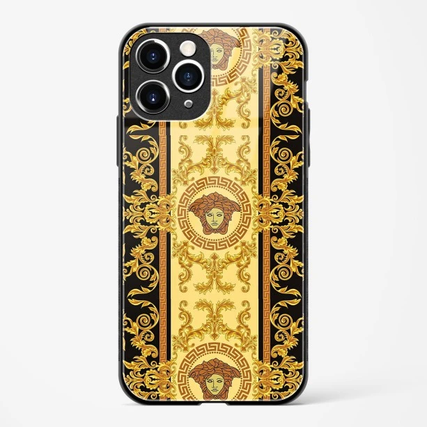 Versace Design Glass Case for iPhone 11 Pro Max